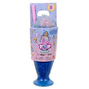 Imagen de Barbie Pop Reveal Dulces Muñeca sorpresa con vaso azul
