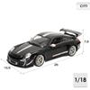 Imagen de Burago Coche de Metal Gt-Porsche Gt3 Rs 4.0-Negro Escala 1:18 