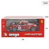 Imagen de Burago Coche de Metal Ferrari Racing 458 Challenge Escala 1:24 