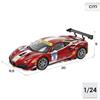 Imagen de Burago Coche de Metal Ferrari Racing 458 Challenge Escala 1:24 