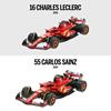 Imagen de Burago Set con 2 Coches de Metal F1 (Formula Uno) 2024 Ferrari Sf24  Escala 1:43 