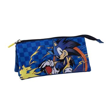Imagen de Estuche Portatodo 3 Compartimentos Sonic 22.5 X 11.5 X 2.0 Cm