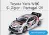 Imagen de Coche Scalextric Toyota Yaris WRC S.Ogier, Portugal '25. 19x9x10 cm