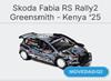 Imagen de Coche Scalextric Skoda Fabia RS Rally2 Greensmith, Kenya '25. 19x9x10 cm
