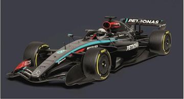 Imagen de Coche Scalextric Mercedes AMG F1 Russell '26. 19x9x10 cm
