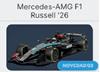 Imagen de Coche Scalextric Mercedes AMG F1 Russell '26. 19x9x10 cm