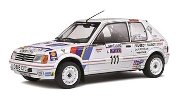 Imagen de Coche Scalextric Peugeot 205 GTI  McRae  Lombard RAC Rally '88 19x19x10 cm