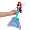 Imagen de Muñeca Princesa Disney Ariel Transformación Mágica. 26x9x6 cm