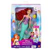 Imagen de Muñeca Princesa Disney Ariel Transformación Mágica. 26x9x6 cm