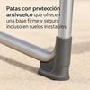 Imagen de Silla playa aluminio fija azul, con asa para transportar  87x56'50x37 cm