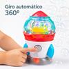 Imagen de Máquina lanza pompas Cohete, Giro 360º, incluye botella con líquido, con luces y sonidos