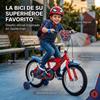 Imagen de Bicicleta Spiderman Huffy 16" (5/8 años)