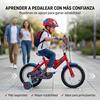 Imagen de Bicicleta Spiderman Huffy 14" (4/6 años)
