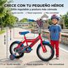 Imagen de Bicicleta Spiderman Huffy 14" (4/6 años)