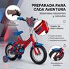 Imagen de Bicicleta Spiderman Huffy12"  (3/5 años)