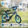Imagen de Bicicleta 16" Blue Ice de 5/8 años Toimsa