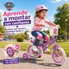 Imagen de Patrulla Canina Bicicleta Rosa 12" 3/5 Años
