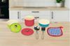 Imagen de Menaje de cocina metal en colores y accesorios, 8 piezas