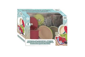 Imagen de Menaje de cocina metal en colores y accesorios, 8 piezas