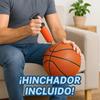 Imagen de Canasta Baloncesto con pie, balón hinchable e hinchador 74x236x73cm
