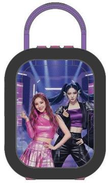 Imagen de Altavoz Karaoke Bluetooth con 2 micrófonos inalámbricos y diseño K-Pop Academy