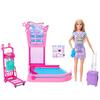 Imagen de Muñeca Barbie Malibú Con Set De Juego Retirada De Equipaje.