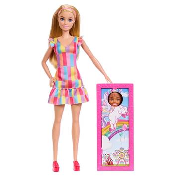 Imagen de Barbie y Chelsea en la Feria - Puesto de maquillaje