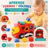 Imagen de Tren teléfono actividades infantiles 3 en 1, tren, teléfono y cubo actividades, con sonidos 13x26x11cm