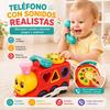 Imagen de Tren teléfono actividades infantiles 3 en 1, tren, teléfono y cubo actividades, con sonidos 13x26x11cm