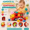 Imagen de Tren teléfono actividades infantiles 3 en 1, tren, teléfono y cubo actividades, con sonidos 13x26x11cm