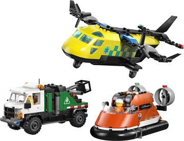 Imagen de Juego de construccion Remix: Avión, Camión Técnico Y Aerodeslizador Lego City Great Vehicles