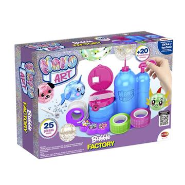 Imagen de Fabrica de Pompas Nano Art. Crea pompas sin parar! Incluye mas de 20 accesorios.