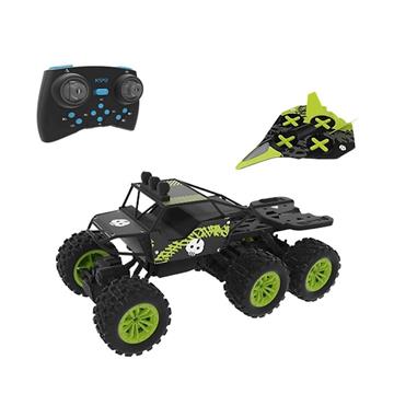 Imagen de Coche Radio Control Ciclon Twin Rider 2.4 Ghz Bateria recargable. Vehiculo y avion 2 en 1.