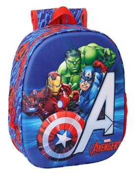 Imagen de Mochila 3D Avengers 3D 27x33x10 Cm