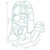 Imagen de Juego actividades Coral 2 en 1. Circuito de bolas y juguetes de arrastre.