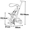 Imagen de Triciclo con Pedales y Sombrilla Life Baby Balade
