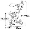Imagen de Triciclo Baby Drive Confort Gris