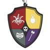 Imagen de Llavero Brand Miércoles Crest 5 x0,6 x6 cm