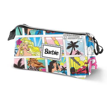 Imagen de Estuche Portatodo Triple Barbie Comic 23 x8 x11 cm