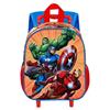 Imagen de Mochila 3D con Ruedas Pequeña Los Vengadores Attack 26 x13 x34 cm
