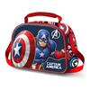 Imagen de Bolsa Portamerienda 3D Capitán América Patriot 25,5 x10 x20 cm