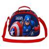 Imagen de Bolsa Portamerienda 3D Capitán América Patriot 25,5 x10 x20 cm