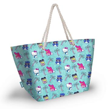 Imagen de Bolsa de Playa Soleil Hello Kitty Palms 52 x17 x37 cm