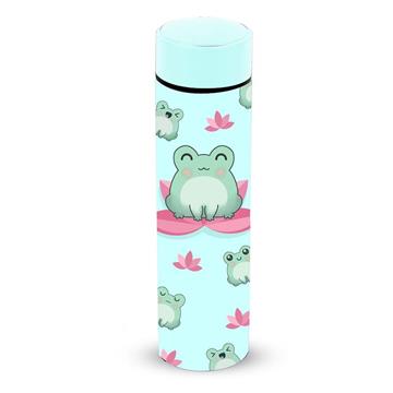 Imagen de Botella termo reutilizable de 500 ml de capacidad Oh My Pop! Froggy 0 x0 x0 cm