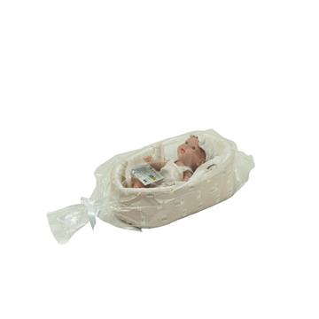 Imagen de Muñeca Elegance 26 Cm Dudi Beige C/Capazo C/Bolsa (Cuerpo Vinyl)