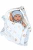 Imagen de Muñeca ELEGANCE 30 CM NATAL AZUL C/PORTABEBE (Cuerpo Vinyl, sexo niño)