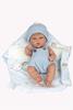 Imagen de Muñeca ELEGANCE 30 CM NATAL AZUL C/PORTABEBE (Cuerpo Vinyl, sexo niño)