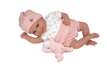 Imagen de Muñeca Elegance 40 Cm Colin Rosa C/Cojin C/Peluche  (Muñeco De Peso)