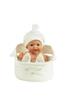 Imagen de Muñeca Elegance 26 Cm Lupi Beige C/Canastilla (Cuerpo Vinyl)