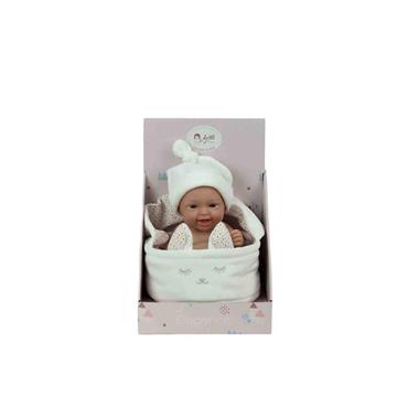 Imagen de Muñeca Elegance 26 Cm Lupi Beige C/Canastilla (Cuerpo Vinyl)